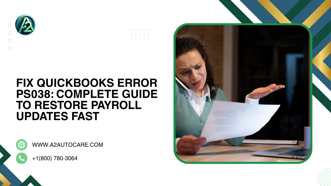 Why QuickBooks error PS038 occurs and how to fix it